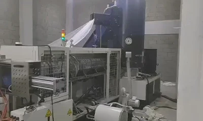이집트---PP 부직포 KCP100/36 압축 및 펠릿화 기계